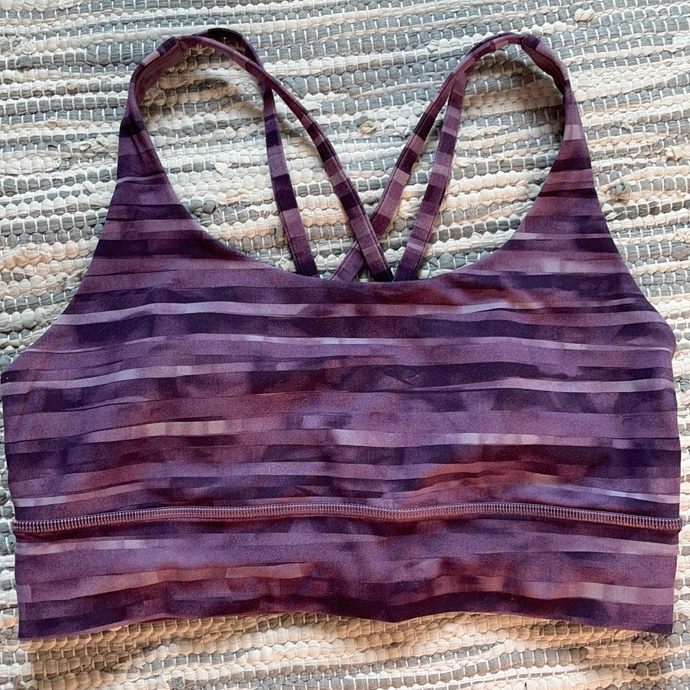 Lululemon energy bra nulux sports bra.